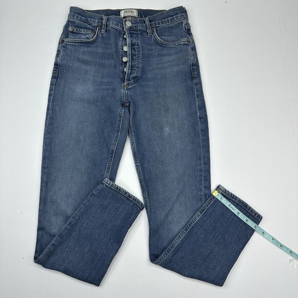AGOLDE Women's Blue NICO High Rise Button-Fly Designer Jean W26/L26.25 - Picture 12 of 13